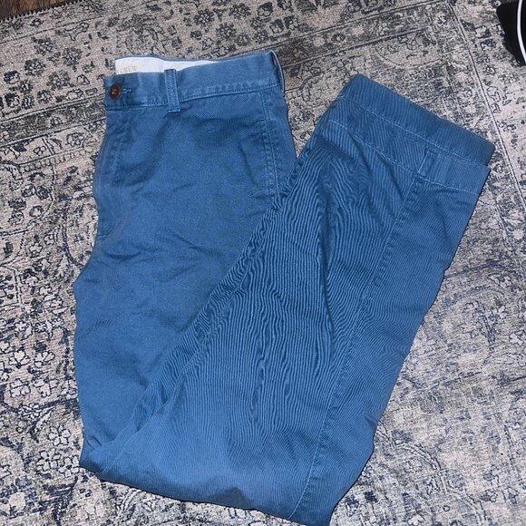 J Crew Classic Fit Men's Blue Chino Pants - Size 32/32 - Picture 1 of 6